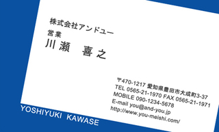 即日発送名刺 シンプルなのに目立つ トリックアートな名刺です 可愛い名刺 おしゃれな名刺 かっこいい名刺 サンキューカード ショップカードご購入者様 観覧者様からのデザインコメントをご紹介 名刺 デザイン 作成 印刷 の通販ショップ 名刺広芸アンドユー